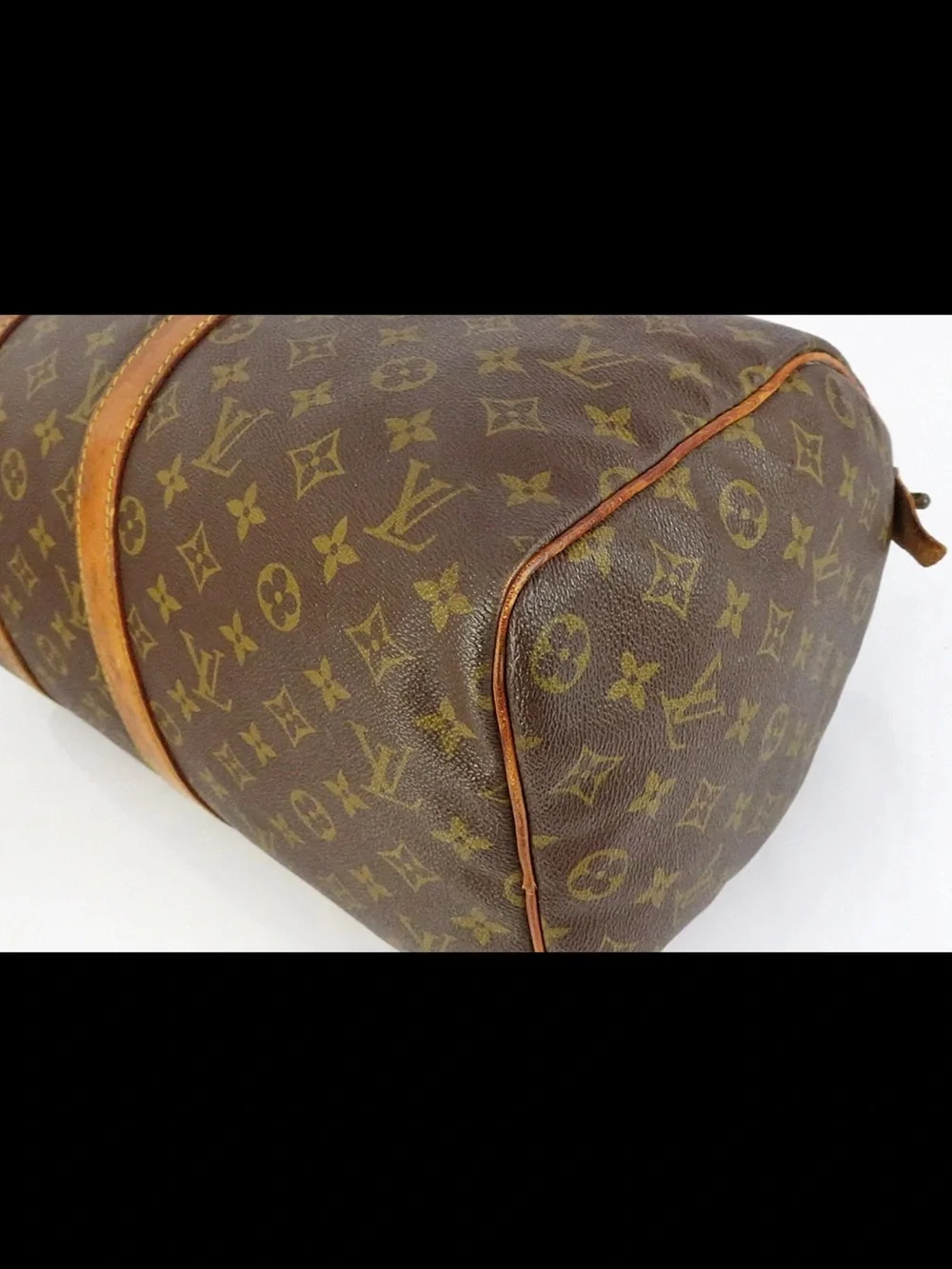 Louis Vuitton Brown Monogram Keepall Duffle Bag